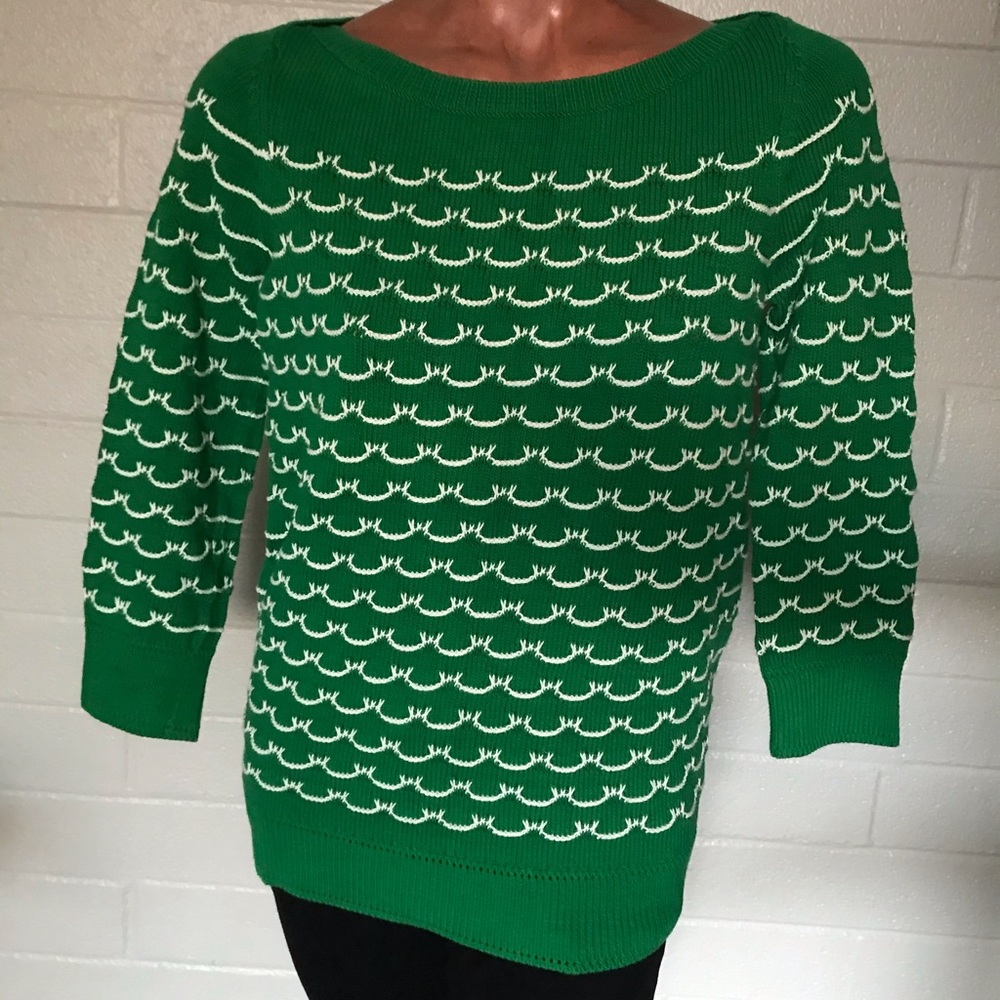 Green Milly Boat Neck Sweater size M